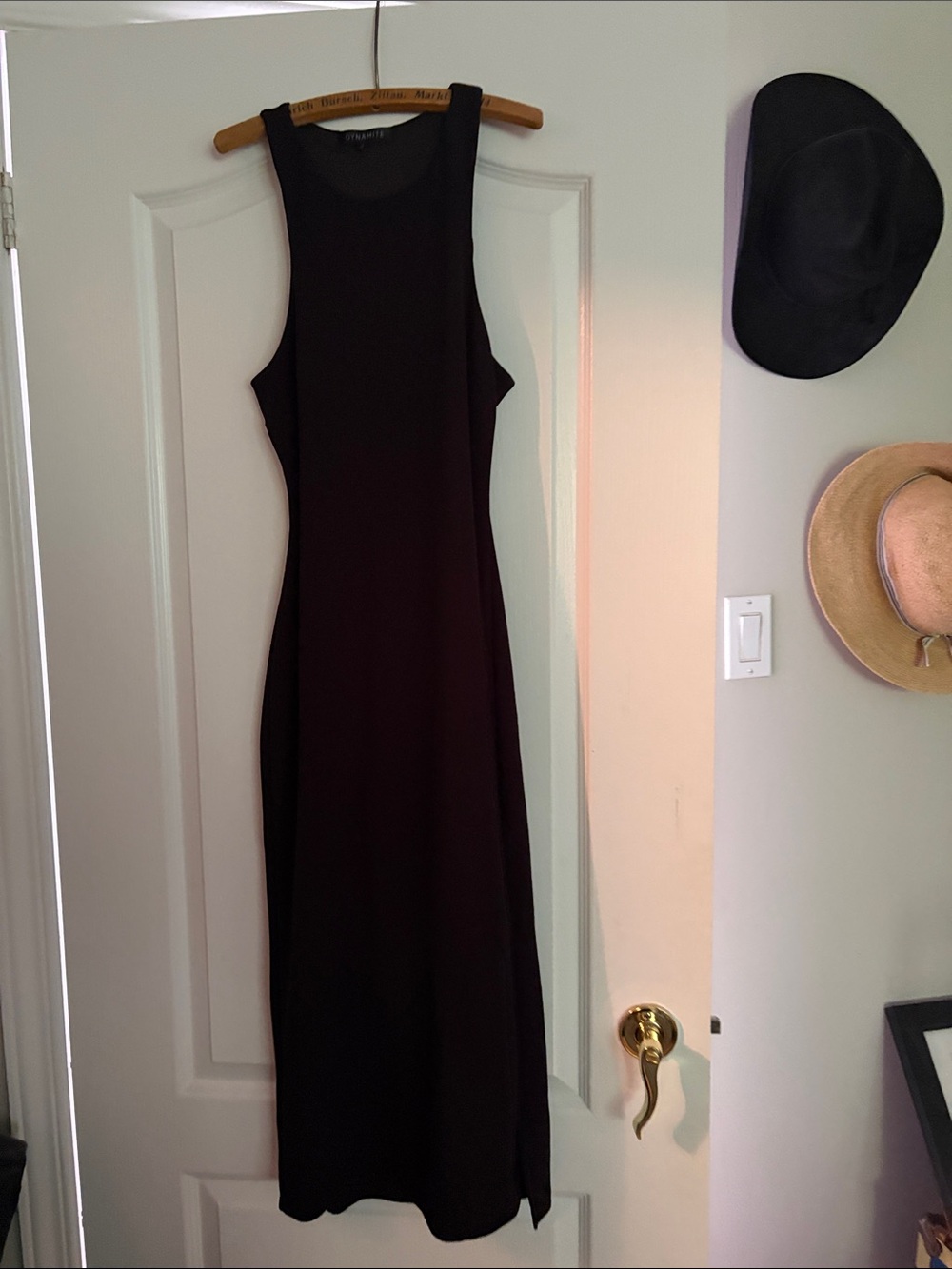 Dynamite Black Sleeveless Maxi Dress